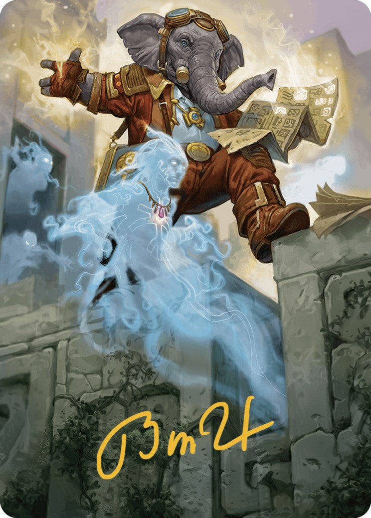 Quintorius Kand Art Card (37/81) (Gold-Stamped Signature) [The Lost Caverns of Ixalan Art Series] | Exor Games New Glasgow