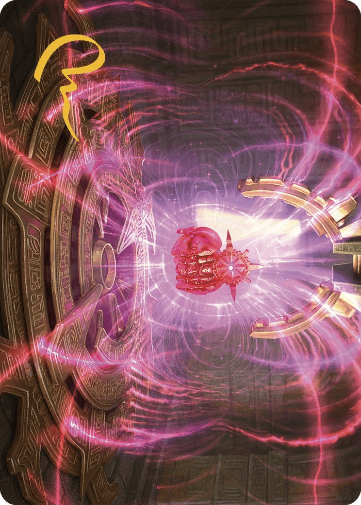 Locus of Enlightenment Art Card (Gold-Stamped Signature) [The Lost Caverns of Ixalan Art Series] | Exor Games New Glasgow