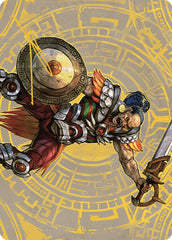 Inti, Seneschal of the Sun Art Card (Gold-Stamped Signature) [The Lost Caverns of Ixalan Art Series] | Exor Games New Glasgow