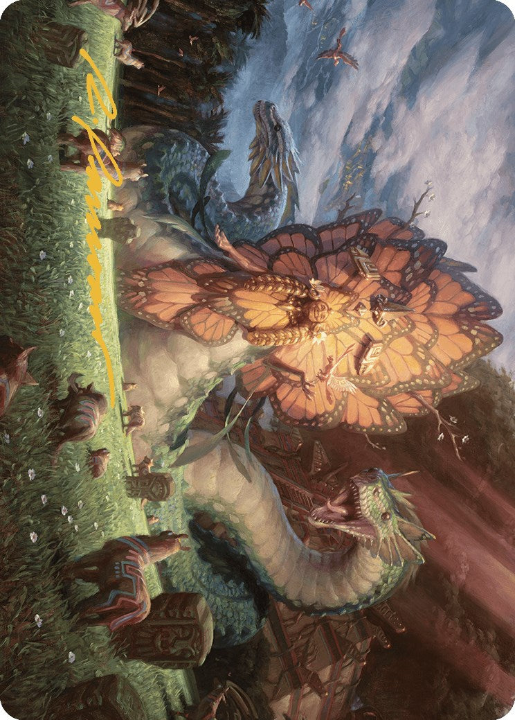 Ojer Kaslem, Deepest Growth Art Card (30/81) (Gold-Stamped Signature) [The Lost Caverns of Ixalan Art Series] | Exor Games New Glasgow