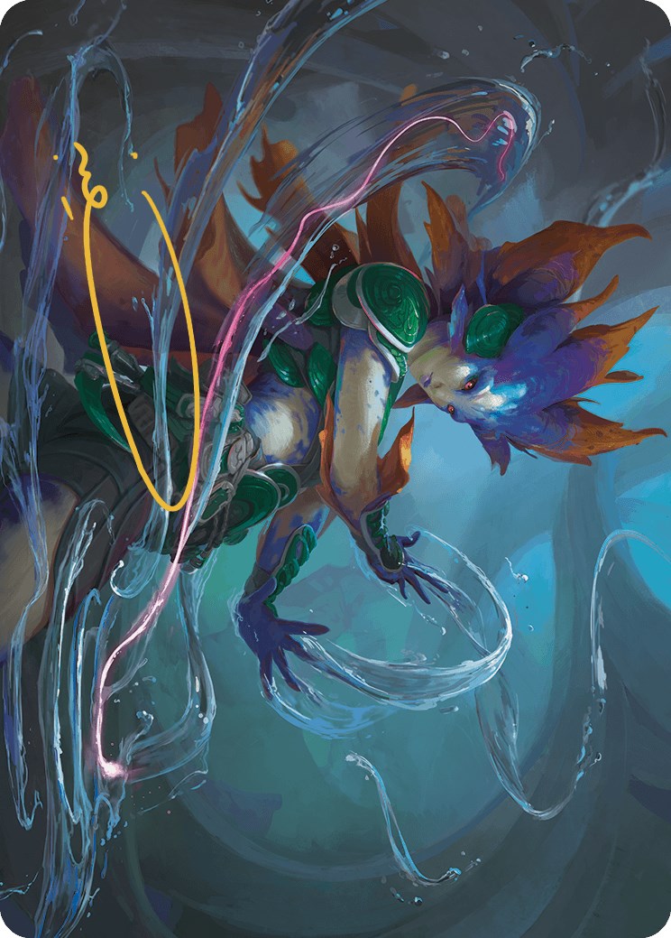 Nicanzil, Current Conductor Art Card (Gold-Stamped Signature) [The Lost Caverns of Ixalan Art Series] | Exor Games New Glasgow