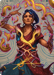 Saheeli, the Sun's Brilliance Art Card (Gold-Stamped Signature) [The Lost Caverns of Ixalan Art Series] | Exor Games New Glasgow