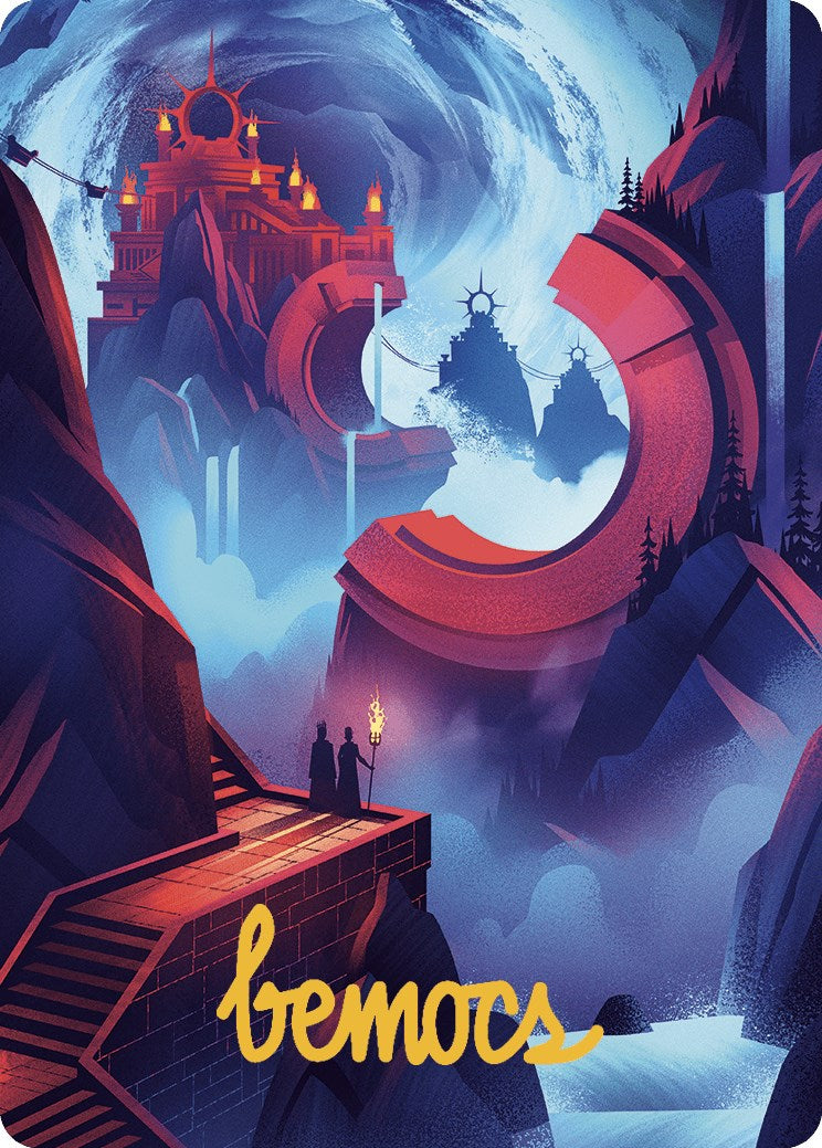 Mountain Art Card (Gold-Stamped Signature) [The Lost Caverns of Ixalan Art Series] | Exor Games New Glasgow