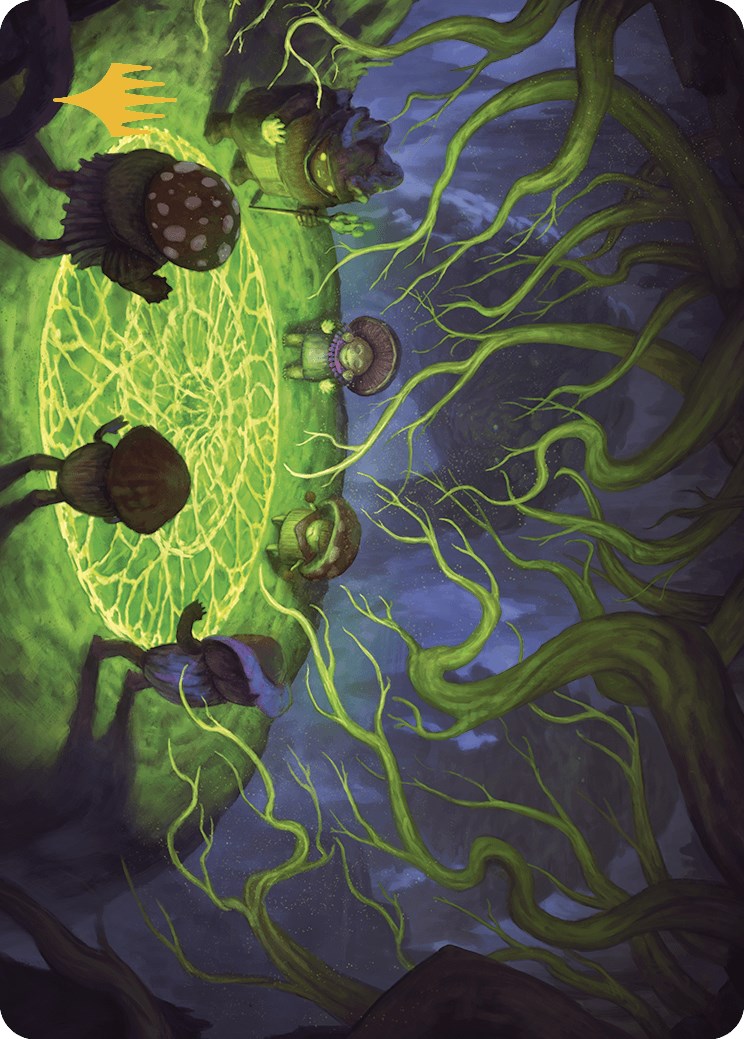 Growing Rites of Itlimoc Art Card (Gold-Stamped Planeswalker Symbol) [The Lost Caverns of Ixalan Art Series] | Exor Games New Glasgow