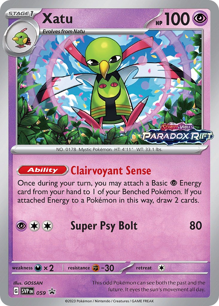 Xatu (059) [Scarlet & Violet: Black Star Promos] | Exor Games New Glasgow