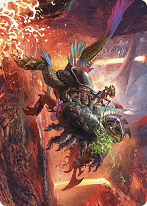 Triumphant Chomp Art Card [The Lost Caverns of Ixalan Art Series] | Exor Games New Glasgow