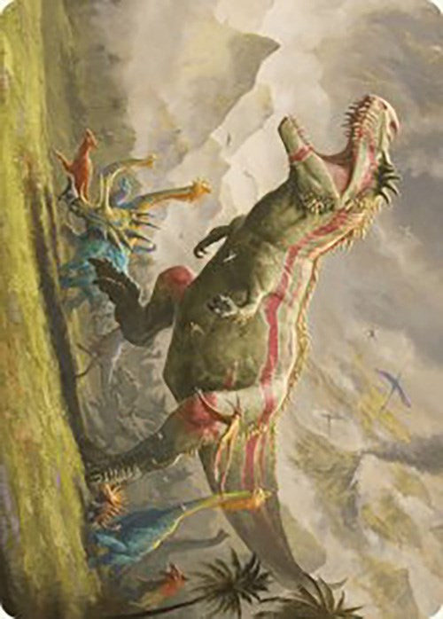 Ghalta, Stampede Tyrant Art Card [The Lost Caverns of Ixalan Art Series] | Exor Games New Glasgow