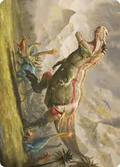 Ghalta, Stampede Tyrant Art Card [The Lost Caverns of Ixalan Art Series] | Exor Games New Glasgow