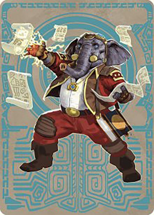 Quintorius Kand Art Card (65/81) [The Lost Caverns of Ixalan Art Series] | Exor Games New Glasgow