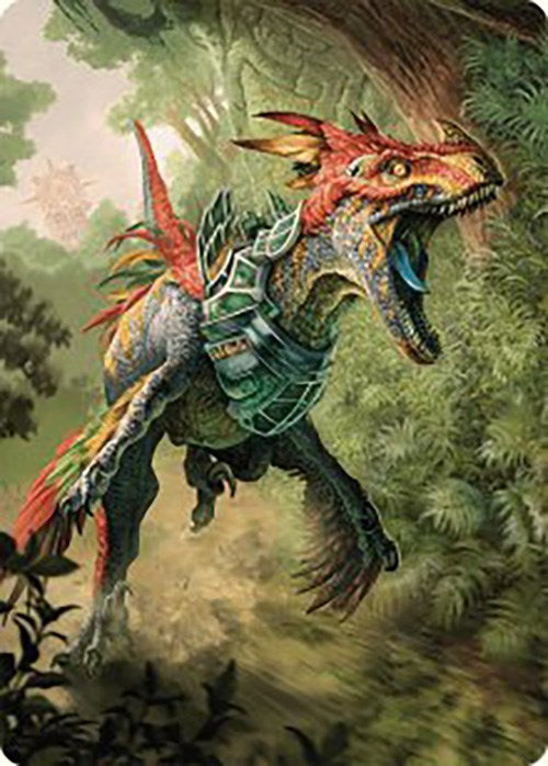 Dinosaur Token Art Card [The Lost Caverns of Ixalan Art Series] | Exor Games New Glasgow