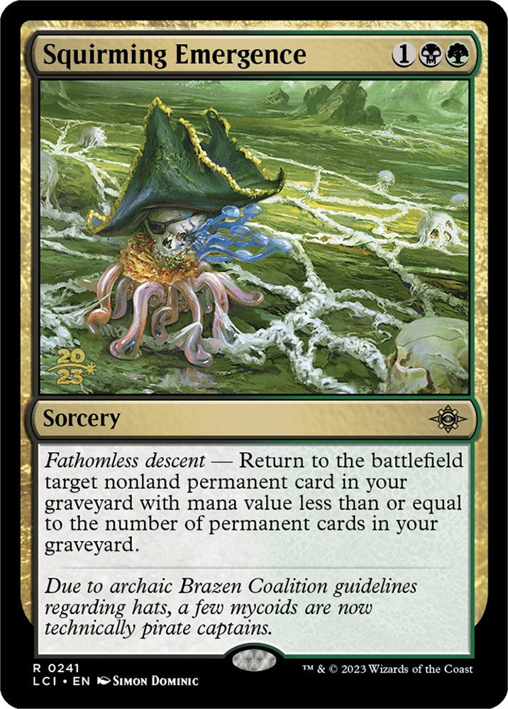 Squirming Emergence [The Lost Caverns of Ixalan Prerelease Cards] | Exor Games New Glasgow