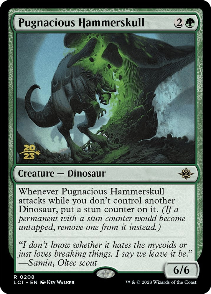 Pugnacious Hammerskull [The Lost Caverns of Ixalan Prerelease Cards] | Exor Games New Glasgow