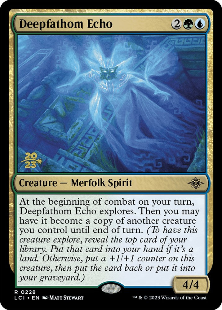 Deepfathom Echo [The Lost Caverns of Ixalan Prerelease Cards] | Exor Games New Glasgow