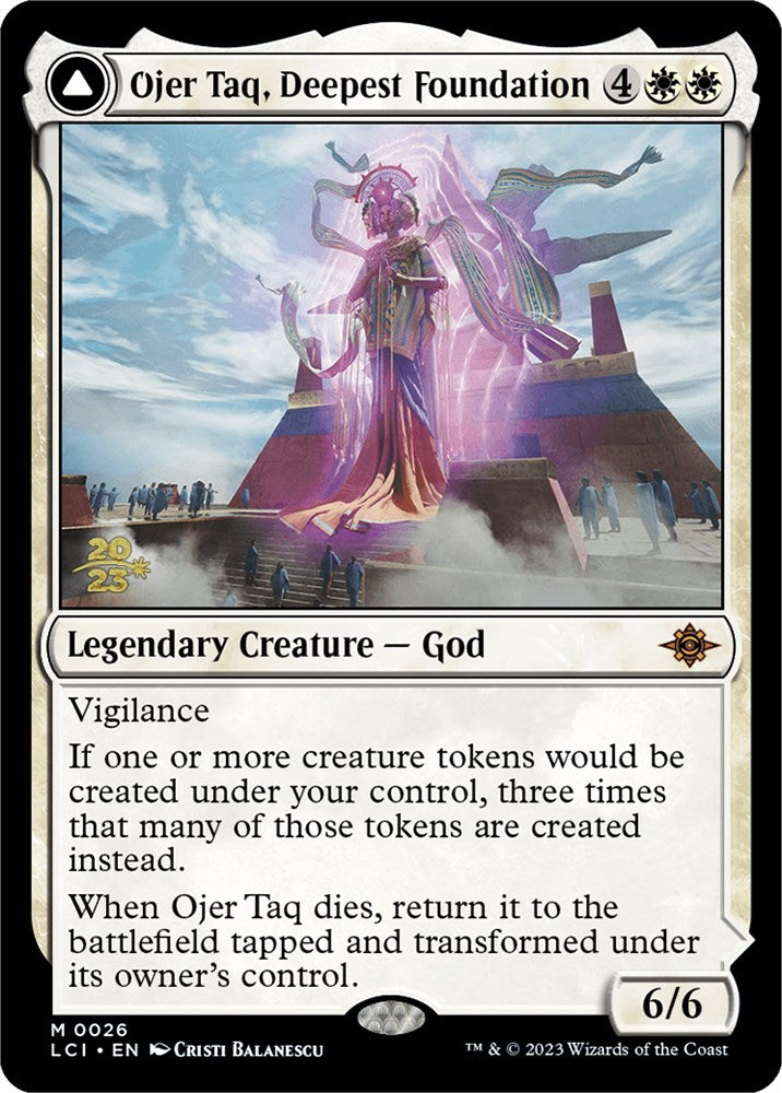 Ojer Taq, Deepest Foundation // Temple of Civilization [The Lost Caverns of Ixalan Prerelease Cards] | Exor Games New Glasgow