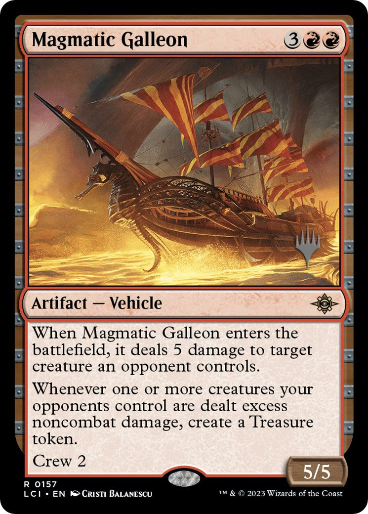 Magmatic Galleon (Promo Pack) [The Lost Caverns of Ixalan Promos] | Exor Games New Glasgow