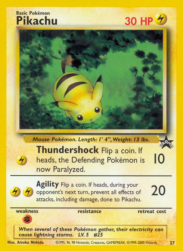 Pikachu (27) [Wizards of the Coast: Black Star Promos] | Exor Games New Glasgow