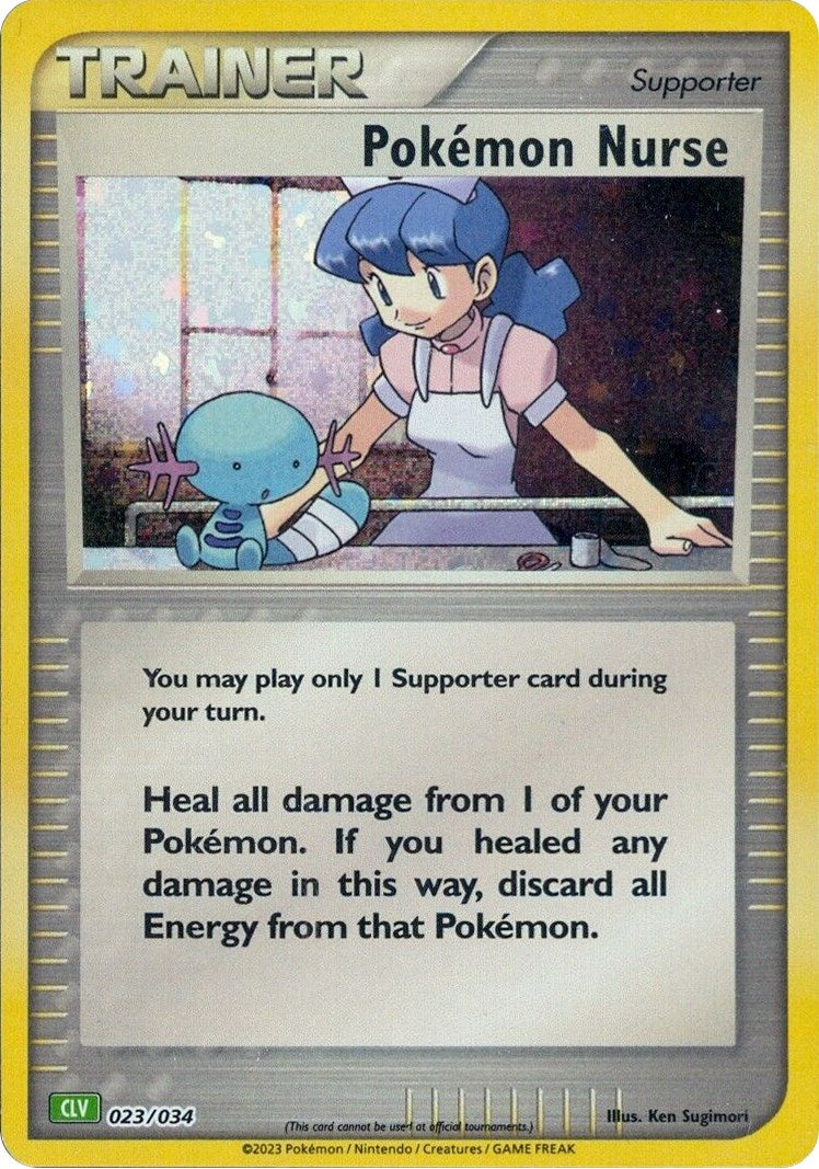 Pokemon Nurse (023/034) [Trading Card Game Classic] | Exor Games New Glasgow