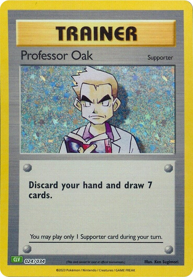 Professor Oak (CLV) [Trading Card Game Classic] | Exor Games New Glasgow