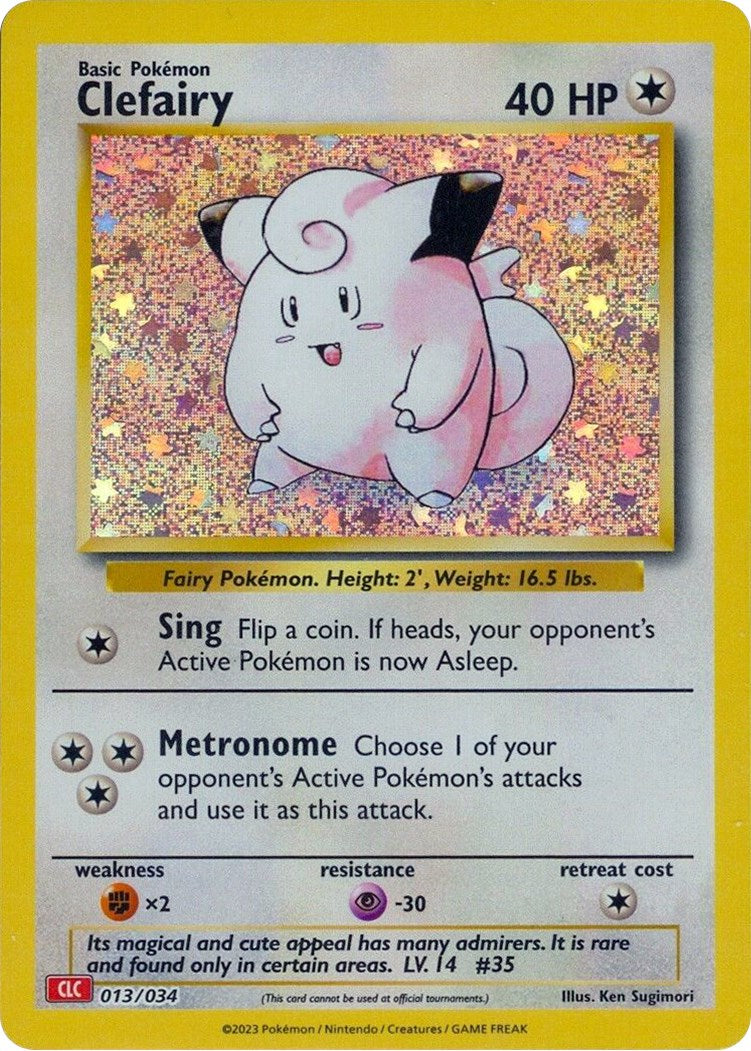 Clefairy [Trading Card Game Classic] | Exor Games New Glasgow