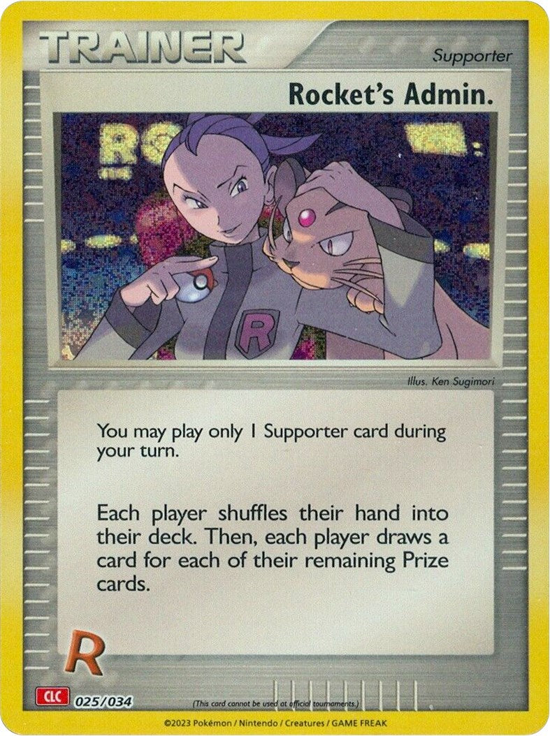 Rocket's Admin. (CLC) [Trading Card Game Classic] | Exor Games New Glasgow