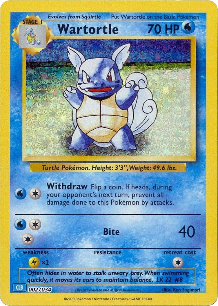 Wartortle [Trading Card Game Classic] | Exor Games New Glasgow