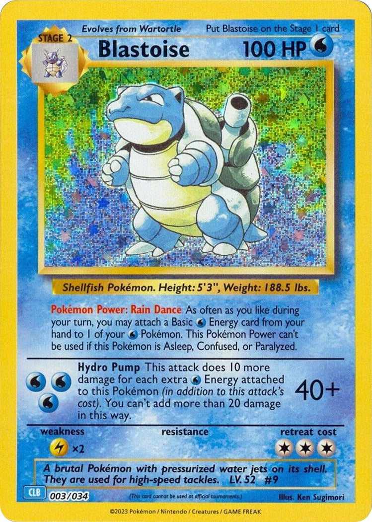 Blastoise [Trading Card Game Classic] | Exor Games New Glasgow