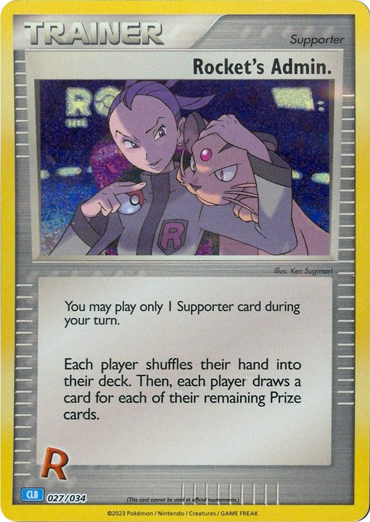 Rocket's Admin. (CLB) [Trading Card Game Classic] | Exor Games New Glasgow