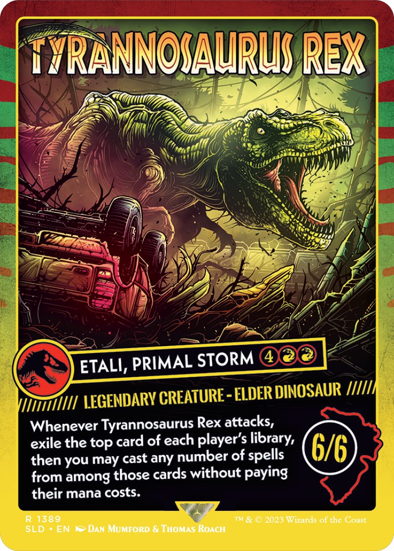 Tyrannosaurus Rex - Etali, Primal Storm [Secret Lair Drop Series] | Exor Games New Glasgow