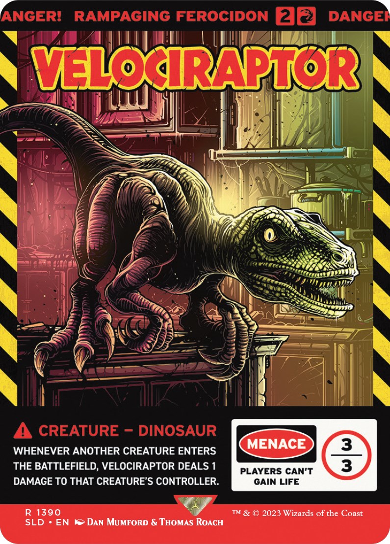 Velociraptor - Rampaging Ferocidon [Secret Lair Drop Series] | Exor Games New Glasgow