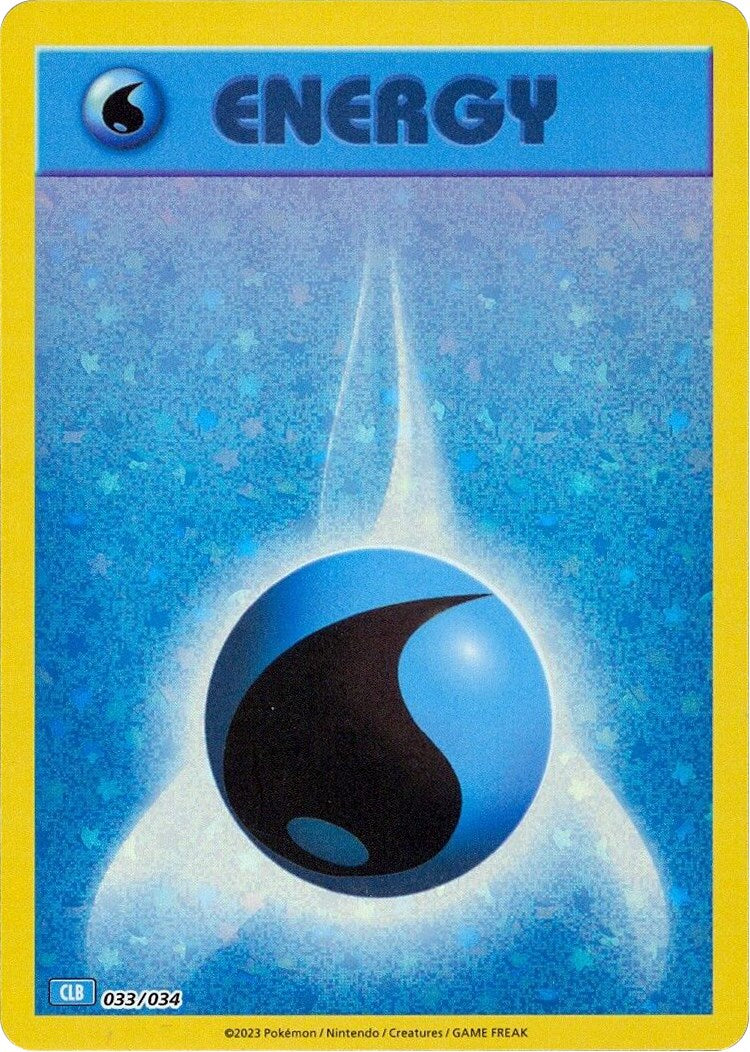 Basic Water Energy [Trading Card Game Classic] | Exor Games New Glasgow