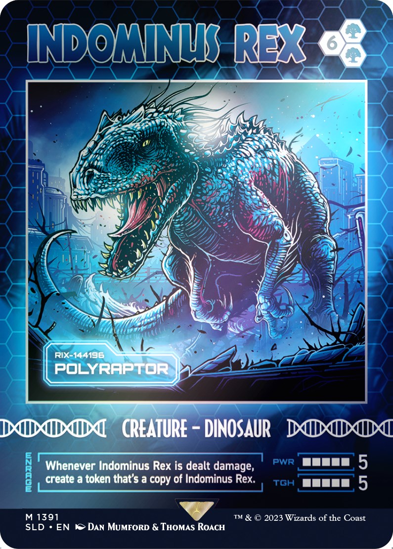 Indominus Rex - Polyraptor (Rainbow Foil) [Secret Lair Drop Series] | Exor Games New Glasgow