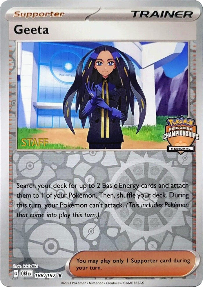 Geeta (188/197) (Staff Regional Championships) [League & Championship Cards] | Exor Games New Glasgow