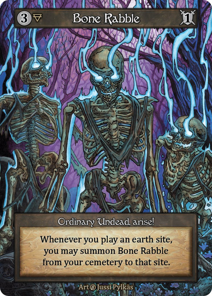 Bone Rabble (Store Alternate Art Promo) [Beta] | Exor Games New Glasgow