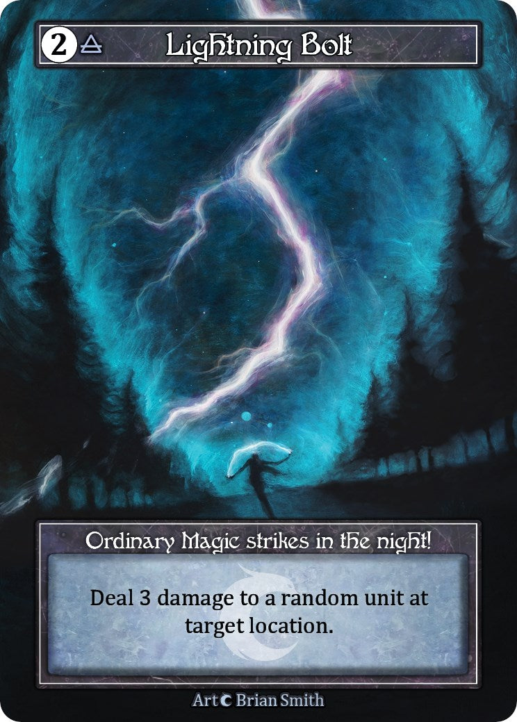 Lightning Bolt (Team Covenant Promo) (Foil) [Beta] | Exor Games New Glasgow