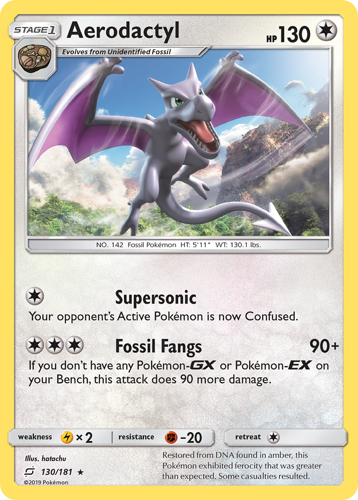 Aerodactyl (130/181) [Sun & Moon: Team Up] | Exor Games New Glasgow