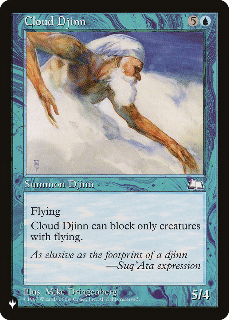 Cloud Djinn [The List Reprints] | Exor Games New Glasgow