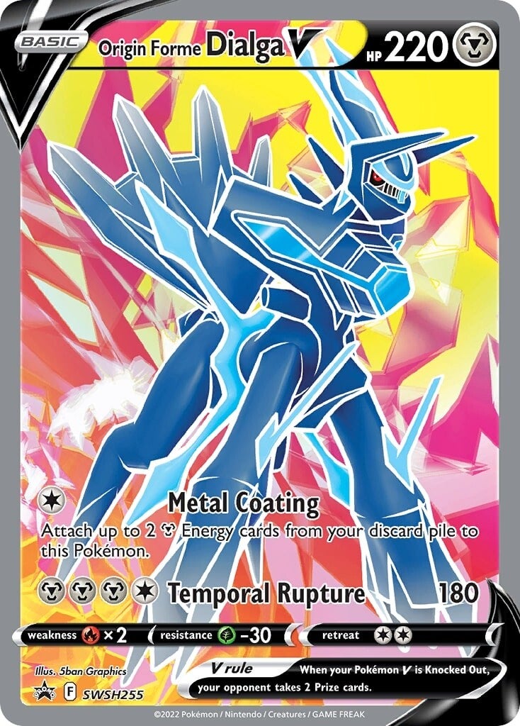 Origin Forme Dialga V (SWSH255) [Sword & Shield: Black Star Promos] | Exor Games New Glasgow