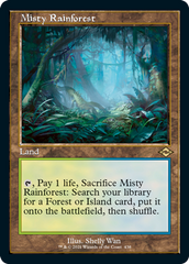 Misty Rainforest (Retro Foil Etched) [Modern Horizons 2] | Exor Games New Glasgow