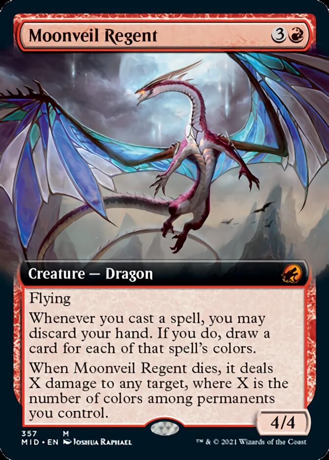 Moonveil Regent (Extended Art) [Innistrad: Midnight Hunt] | Exor Games New Glasgow