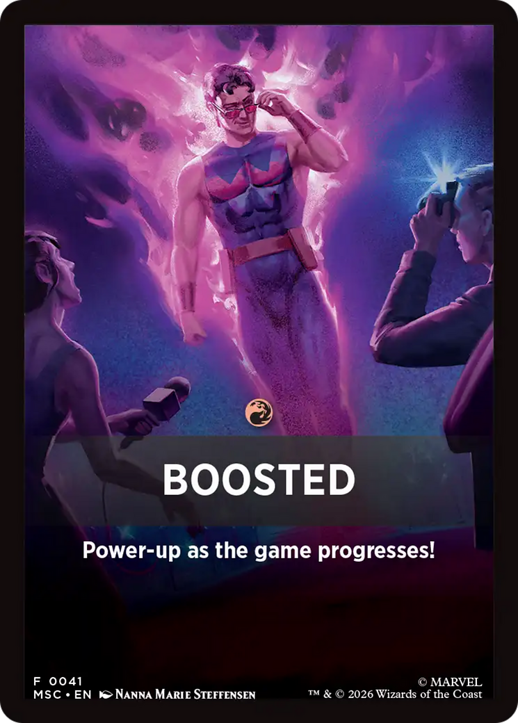 Boosted Theme Card [Marvel Super Heroes Commander] | Exor Games New Glasgow