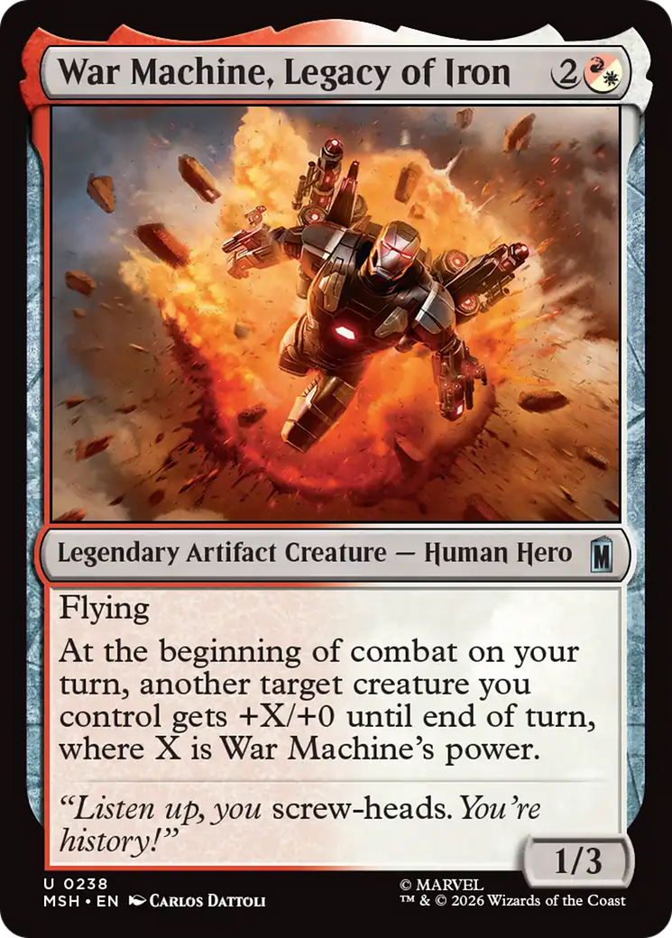 War Machine, Legacy of Iron [Marvel Super Heroes] | Exor Games New Glasgow