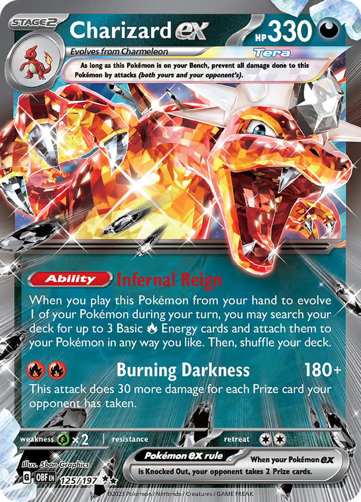 Charizard ex (125/197) [Scarlet & Violet: Obsidian Flames] | Exor Games New Glasgow