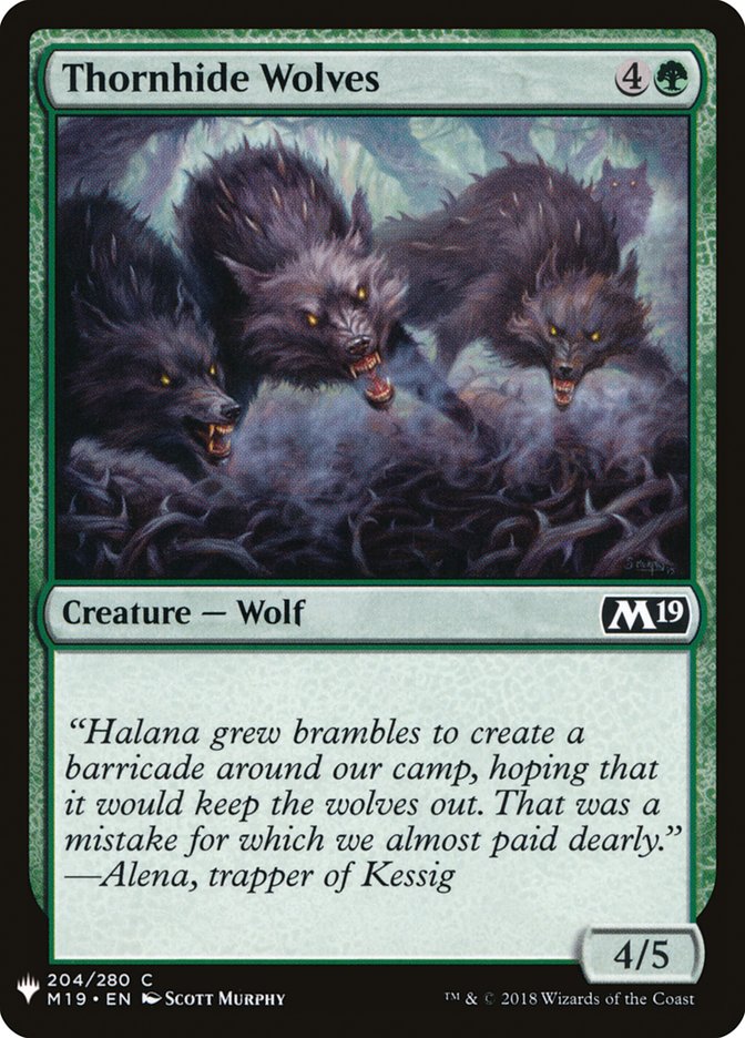 Thornhide Wolves [Mystery Booster] | Exor Games New Glasgow