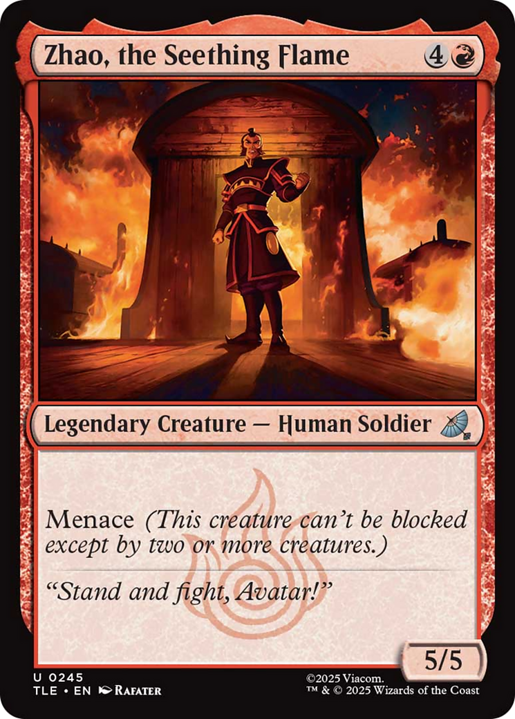 Zhao, the Seething Flame [Avatar: The Last Airbender: Eternal-Legal] | Exor Games New Glasgow