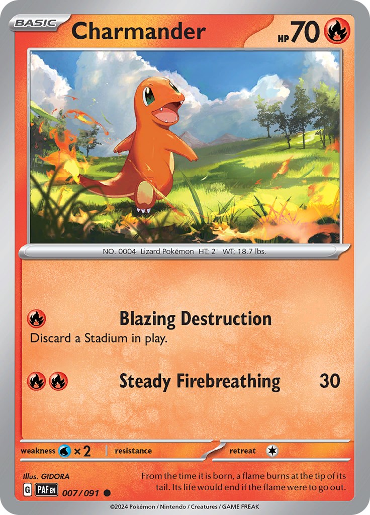 Charmander (007/091) [Scarlet & Violet: Paldean Fates] | Exor Games New Glasgow