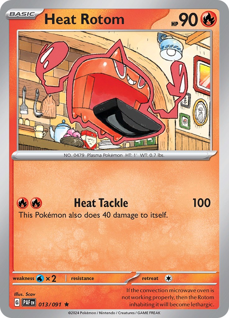 Heat Rotom (013/091) [Scarlet & Violet: Paldean Fates] | Exor Games New Glasgow