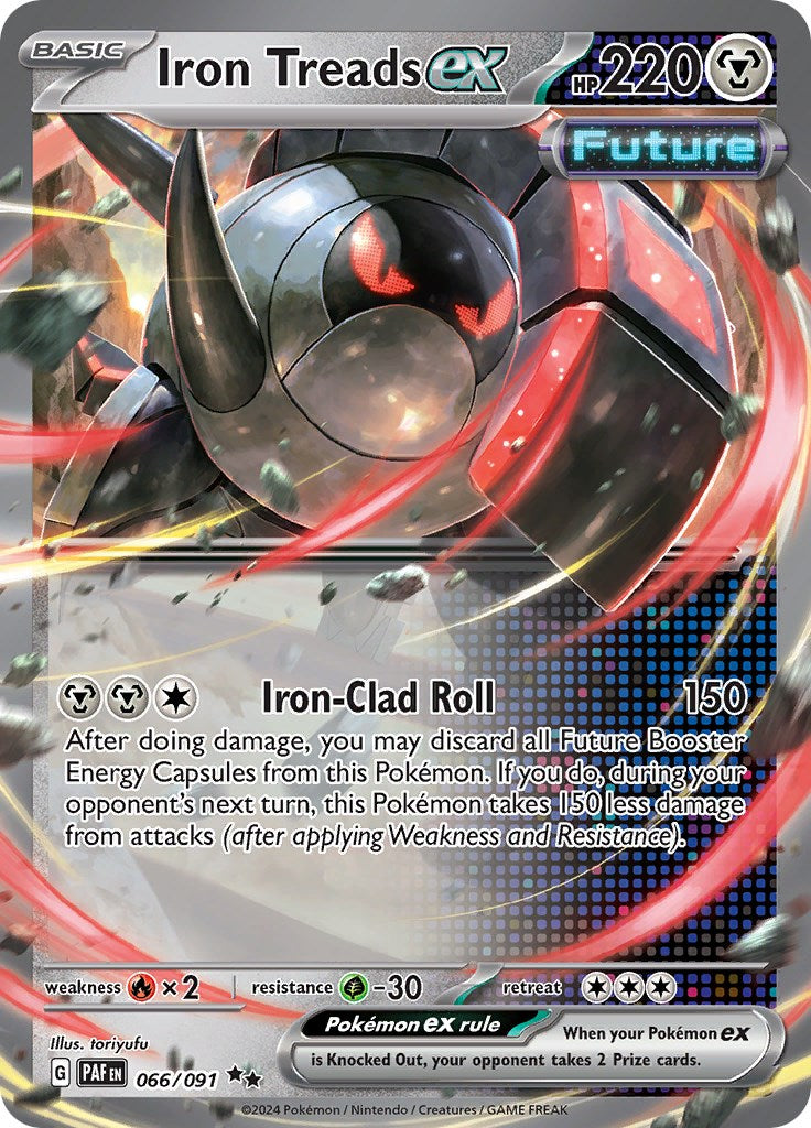 Iron Treads ex (066/091) [Scarlet & Violet: Paldean Fates] | Exor Games New Glasgow