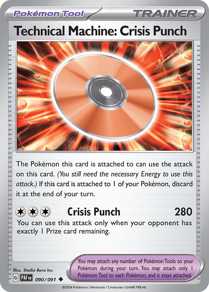 Technical Machine: Crisis Punch (090/091) [Scarlet & Violet: Paldean Fates] | Exor Games New Glasgow