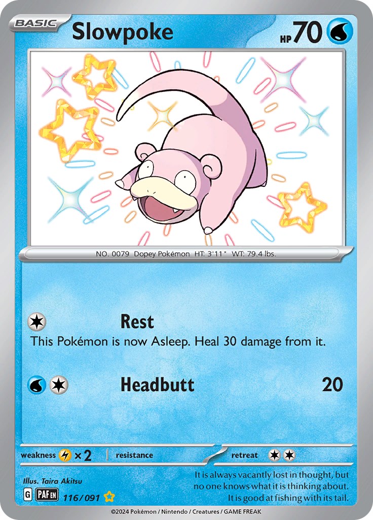 Slowpoke (116/091) [Scarlet & Violet: Paldean Fates] | Exor Games New Glasgow