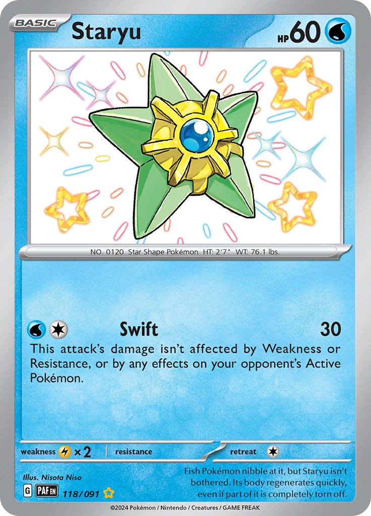 Staryu (118/091) [Scarlet & Violet: Paldean Fates] | Exor Games New Glasgow